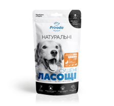 Натуральное сушеное лакомство Priroda для собак Вымя говяжье сушеное 100 г Натуральное сушеное лакомство Priroda для собак Вымя говяжье сушеное 100 г