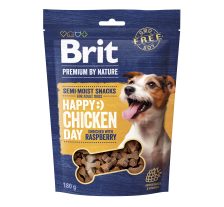 Лакомства для собак Brit Premium Semi-moist Snacks Chicken with Raspberry полувлажные с курицей и малиной 180 г Лакомства для собак Brit Premium Semi-moist Snacks Chicken with Raspberry полувлажные с курицей и малиной 180 г