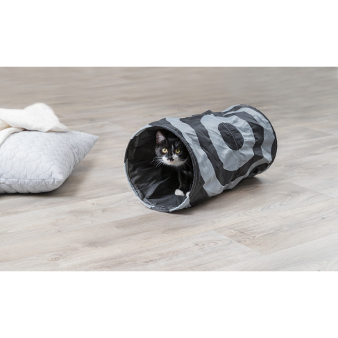 Тунель Trixie для котів ігровий, текстиль, 25х50 см - фото 4