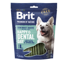Лакомства для собак больших пород Brit Premium Dental Snacks L с коллагеном и спирулиной 250 г Лакомства для собак больших пород Brit Premium Dental Snacks L с коллагеном и спирулиной 250 г