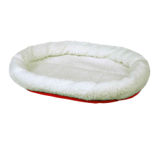 Лежак двухсторонний Trixie Cuddly Bed для собак, мех, 47х38 см (белый/красный) Лежак двухсторонний Trixie Cuddly Bed для собак, мех, 47х38 см (белый/красный)