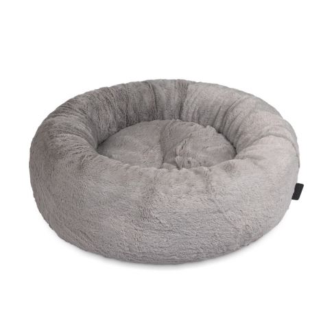 Лежак Pet Fashion «Soft» для собак та котів, 48х48х17 см, ciрий - фото 3 Лежак Pet Fashion «Soft» для собак та котів, 48х48х17 см, ciрий - фото 3