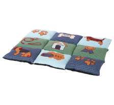 Матрас Trixie Patchwork для собак, из микрофибры/полиэстера, с собачками, 80х55 см (голубой/зеленый) Матрас Trixie Patchwork для собак, из микрофибры/полиэстера, с собачками, 80х55 см (голубой/зеленый)