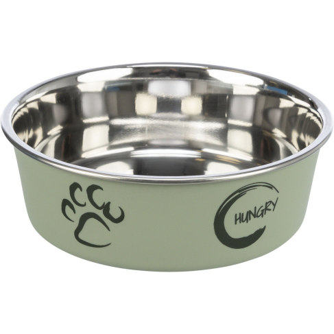 Миска Trixie для собак, з нержавіючої сталі  і пластику 1,4л/21см - фото 1