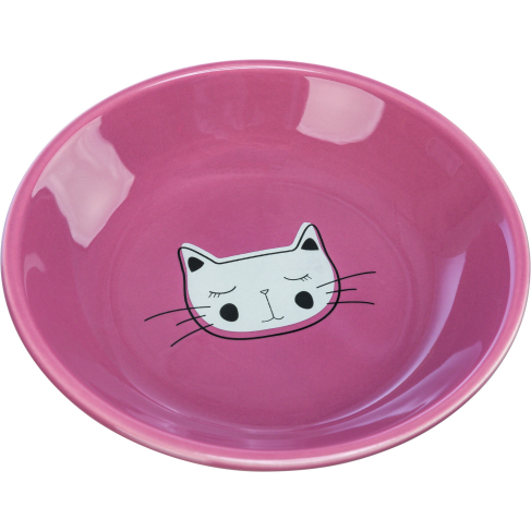 Миска Trixie пласка керамічна для котів 0,2 л d 14 см - фото 1