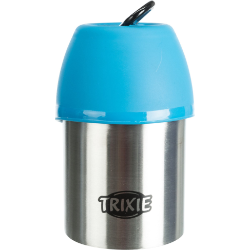Поилка Trixie для собак для путешествия, 300 мл (металл/пластик) - фото 1