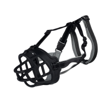 Намордник Trixie Muzzle Flex для собак, силиконовый, S (черный) Намордник Trixie Muzzle Flex для собак, силиконовый, S (черный)