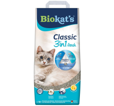 Наполнитель Biokats Classic Fresh 3in1 Cotton Blossom для кошачьего туалета, бентонитовый, 10 кг Наполнитель Biokats Classic Fresh 3in1 Cotton Blossom для кошачьего туалета, бентонитовый, 10 кг