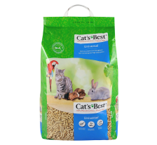Наполнитель Cat’s Best Universal для домашних животных, деревянный, 20 л/11 кг Наполнитель Cat’s Best Universal для домашних животных, деревянный, 20 л/11 кг
