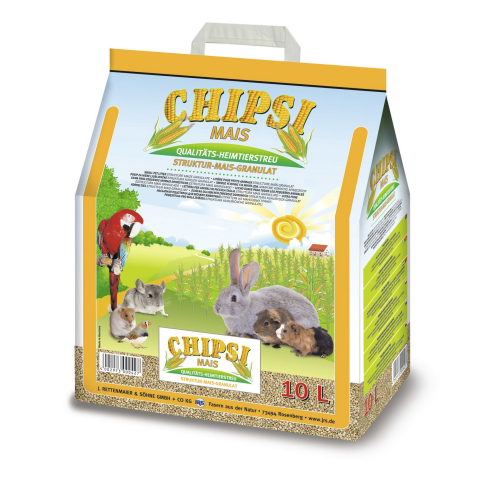 Наполнитель Chipsi Mais для мелких животных, кукурузный, 10 л - фото 1