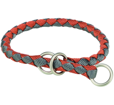 Ошейник Trixie Cavo полуудавка для собак XS–S 25–31 см d 12 мм рыжий/графитовый Ошейник Trixie Cavo полуудавка для собак XS–S 25–31 см d 12 мм рыжий/графитовый