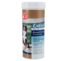 Витамины 8in1 Excel "Brewers Yeast Large Breed" для собак больших пород, пивные дрожжи с чесноком, 80 шт (для кожи и шерсти) Витамины 8in1 Excel "Brewers Yeast Large Breed" для собак больших пород, пивные дрожжи с чесноком, 80 шт (для кожи и шерсти)