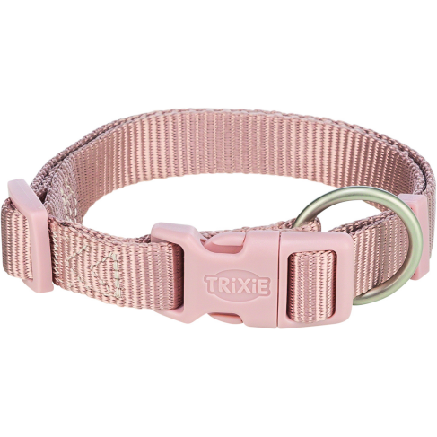 Ошейник Trixie Premium для собак S–M 30–45 см 15 мм светло-розовый - фото 1 Ошейник Trixie Premium для собак S–M 30–45 см 15 мм светло-розовый - фото 1