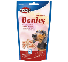 Витаминизированное лакомство Trixie Soft Snack Bonies для собак малых пород и щенков с говядиной и птицей 75 г Витаминизированное лакомство Trixie Soft Snack Bonies для собак малых пород и щенков с говядиной и птицей 75 г