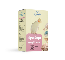Мел Природа для средних попугаев с морскими ракушками, 18 г