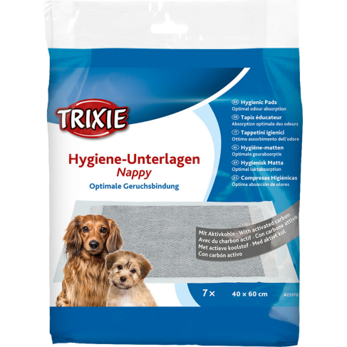 Пеленки для собак Trixie с активированным углем, 40 х 60 см, 7 шт - фото 1