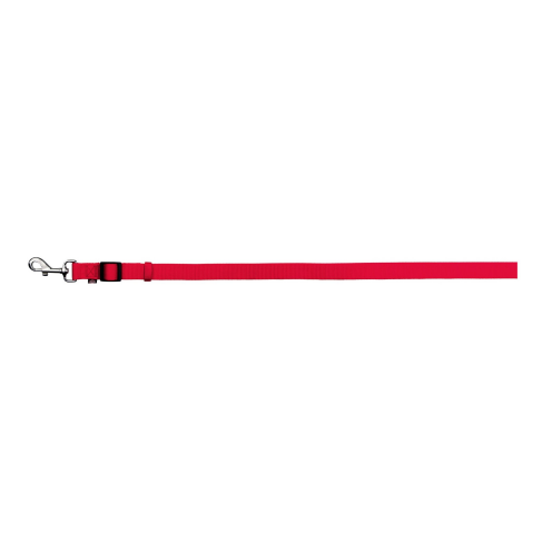 Поводок Trixie Classic для собак, из нейлона, регулируемый, L-XL: 1,20-1,80 м/25 мм, красный - фото 1