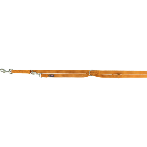 Поводок Trixie Premium регулируемый для собак L&ndash;XL 2 м 25 мм оранжевый - фото 2