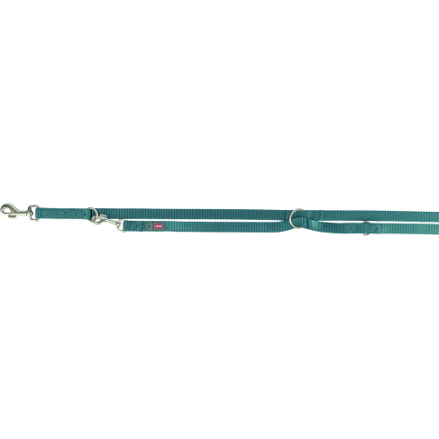 Поводок Trixie Premium регулируемый для собак L&ndash;XL 2 м 25 мм сине-зеленый - фото 2