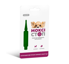 Антигельминтный препарат ProVET «Моксистоп» для собак до 4 кг (1 пипетка) Антигельминтный препарат ProVET «Моксистоп» для собак до 4 кг (1 пипетка)