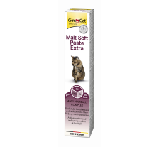 Паста GimCat Every Day Malt-Soft Paste Extra для кошек, выведение шерсти из желудка, 50 г Паста GimCat Every Day Malt-Soft Paste Extra для кошек, выведение шерсти из желудка, 50 г