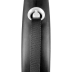 Рулетка Flexi Black Design для собак, стрічка, розмір M, 5 м (чорна) - фото 2 Рулетка Flexi Black Design для собак, стрічка, розмір M, 5 м (чорна) - фото 2