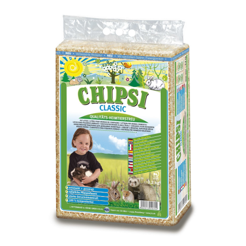 Наполнитель Chipsi Classic для грызунов, 60 л/3.2 кг - фото 1