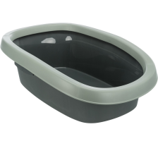 Туалет Trixie Be Eco Carlo для кошек, с рамкой, 38х17х58 см