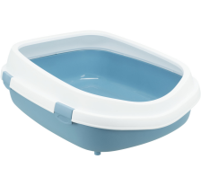 Туалет для кошек Trixie Primo XXL с бортиками сине-белый, 56 х 25 х 71 см Туалет для кошек Trixie Primo XXL с бортиками сине-белый, 56 х 25 х 71 см