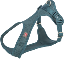 Шлея Trixie Comfort мягкая для собак XXS–XS 25–35 см 15 мм сине-зеленая Шлея Trixie Comfort мягкая для собак XXS–XS 25–35 см 15 мм сине-зеленая