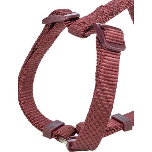 Шлея Trixie Premium H-harness для собак L&ndash;XL 75&ndash;120 см 25 мм бордовый - фото 2