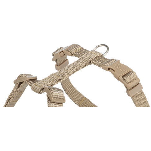 Шлея Trixie Premium H-harness для собак L 60&ndash;87 см 25 мм песочный - фото 2