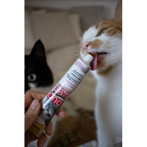 Паста для котів з чутливим травленням GimCat DUO PASTE Anti-hairball malt with chicken мальт та курка, 50 г - фото 4