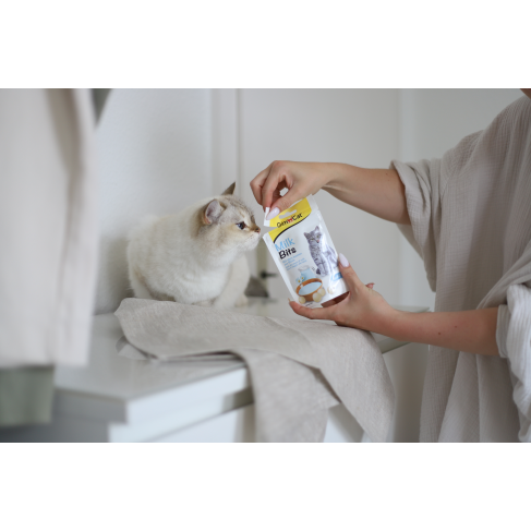 Витамизированные лакомства для кошек GimCat MilkBits с молоком, 40 г - фото 4