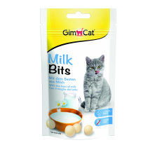 Витамизированные лакомства для кошек GimCat MilkBits с молоком, 40 г
