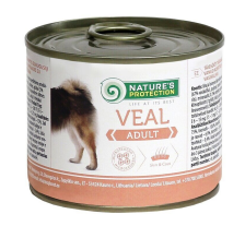 Влажный корм для взрослых собак всех пород с телятиной Nature's Protection Adult Veal 200г Влажный корм для взрослых собак всех пород с телятиной Nature's Protection Adult Veal 200г