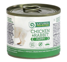 Влажный корм для щенков всех пород с курятиной и крольчатиной Nature's Protection Puppy chicken & rabbit 200г Влажный корм для щенков всех пород с курятиной и крольчатиной Nature's Protection Puppy chicken & rabbit 200г