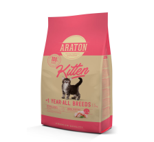 Полноценный сухой корм для котят ARATON kitten 1,5кг