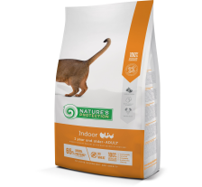 Сухой корм для взрослых кошек обитающих в доме Nature's Protection Indoor 7кг