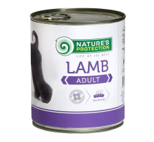 Влажный корм для взрослых собак всех пород с ягнятиной Nature's Protection Adult Lamb 400г Влажный корм для взрослых собак всех пород с ягнятиной Nature's Protection Adult Lamb 400г