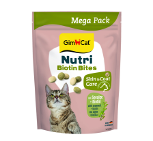 Витамины GimCat NUTRI BIOTIN BITES для кошек для улучшения состояния шерсти и кожи 425г Витамины GimCat NUTRI BIOTIN BITES для кошек для улучшения состояния шерсти и кожи 425г