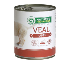 Влажный корм для щенков всех пород с телятиной Nature's Protection Puppy Veal 400г Влажный корм для щенков всех пород с телятиной Nature's Protection Puppy Veal 400г