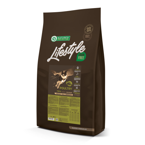 Сухой беззерновой корм с птицей для взрослых собак всех пород Lifestyle Grain Free Poultry Adult All Breeds 17кг - фото 1