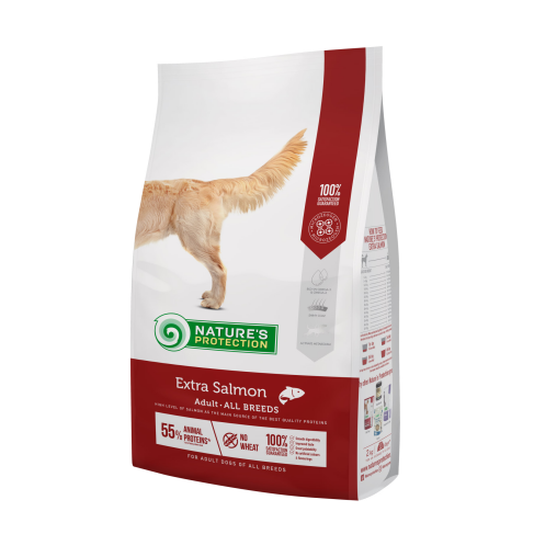 Сухой корм для взрослых собак всех пород с лососем Extra Salmon Adult All Breeds 12кг - фото 1