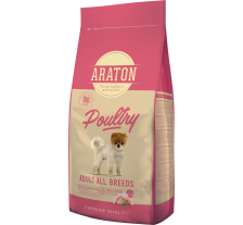 Полноценный сухой корм для взрослых собак всех пород. ARATON POULTRY Adult All Breeds 15кг
