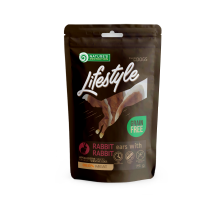 Лакомство для собак, сушеные кроличьи уши с кроликом, Nature's Protection Lifestyle Snack For Dogs Dried Rabbit Ears With Rabbit 75г Лакомство для собак, сушеные кроличьи уши с кроликом, Nature's Protection Lifestyle Snack For Dogs Dried Rabbit Ears With Rabbit 75г