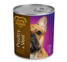 Влажный корм для взрослых собак с мясом птицы и телятиной Lovely Hunter Adult Poultry and Veal 800 г Влажный корм для взрослых собак с мясом птицы и телятиной Lovely Hunter Adult Poultry and Veal 800 г
