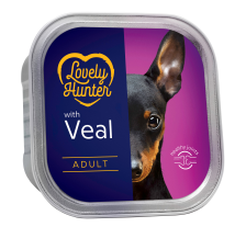 Влажный корм для взрослых собак с телятиной Lovely Hunter Adult Veal 150 г