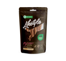 Лакомства для собак, стики из кролика, Nature's Protection Lifestyle snacks for dogs, rabbit sticks, 75г Лакомства для собак, стики из кролика, Nature's Protection Lifestyle snacks for dogs, rabbit sticks, 75г