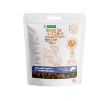 Беззерновое лакомство для взрослых собак всех пород с рыжим окрасом шерсти Nature's Protection Superior Care Red Coat Hypoallergenic & Intestinal Care с лососем, 150г